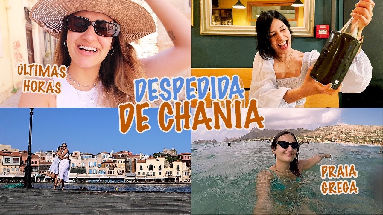 FOMOS PARA A PRAIA NA GRÉCIA! Últimos dias em Chania 🇬🇷 😢 | Natasha Salvucci