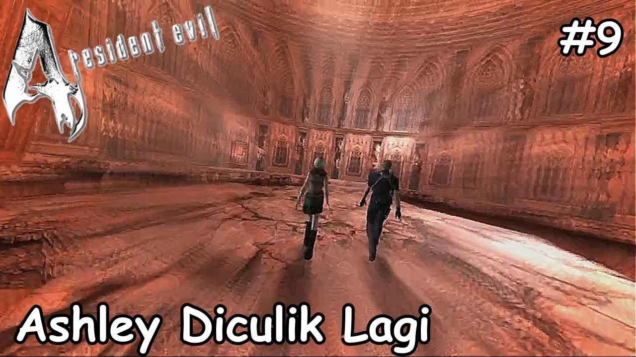 Ashley Got Kidnapped Again - Resident Evil 4 HD (2005) Part 9 - Indonesia Gameplay