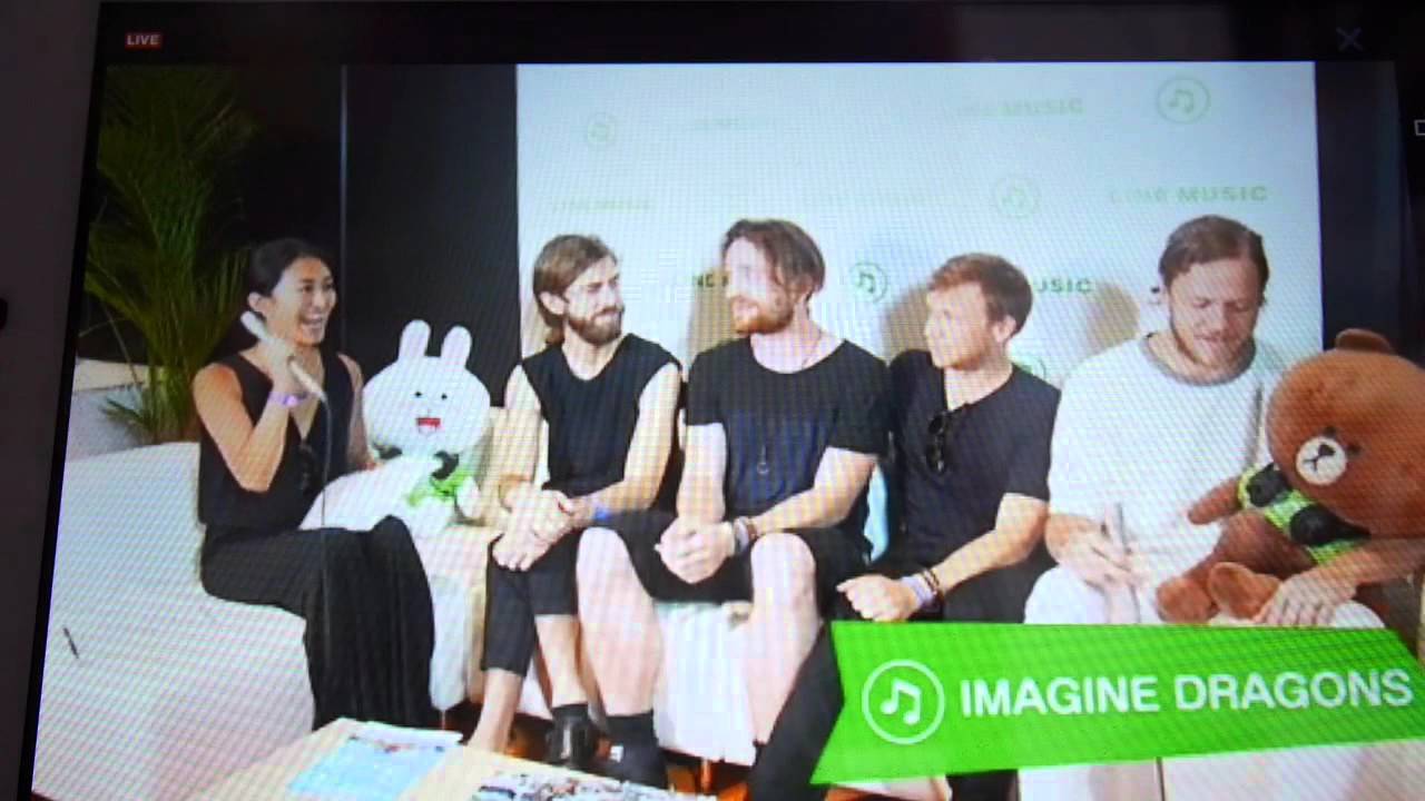 【LINEMUSIC】SUMMERSONIC2015 IMAGINE DRAGONS INTERVIEW 20150816TOKYO