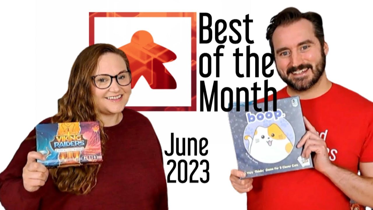 Best Board Game of the Month - June 2023 Boop  & Viking Raiders  Review and Discussion