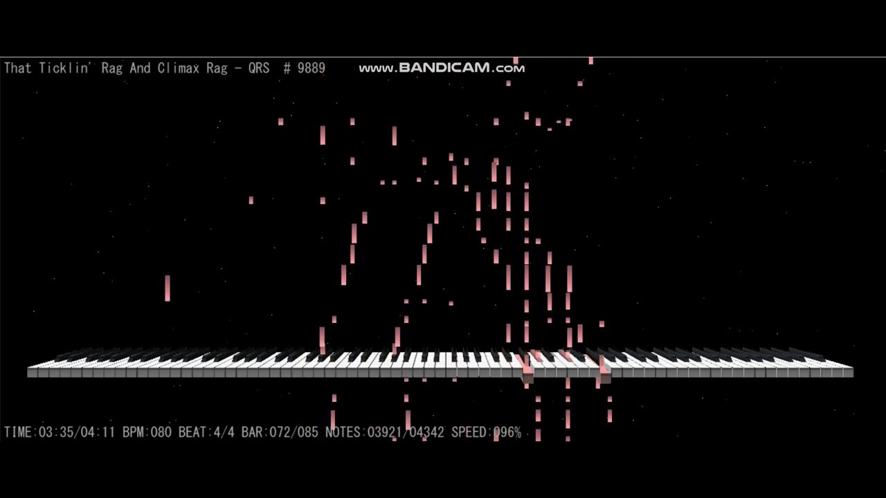 That Ticklin' Rag and Climax Rag piano roll