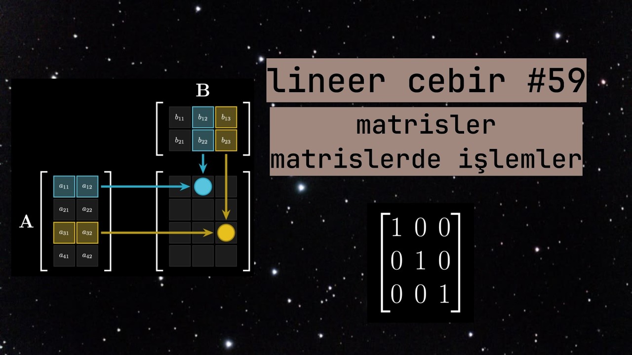 Lineer Cebir #59 - Bir Matrisin Kuvvetleri Nasıl Alınır?