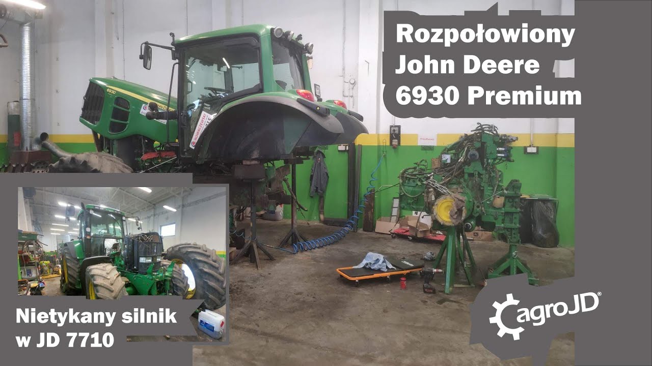 Nietykany silnik w John Deere 7710 a 6930PR w czynnikach pierwszych. Aktualizacja serwisowa 🚜🚜🚜🚜