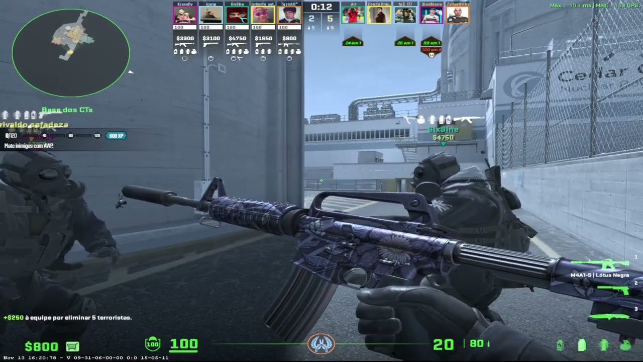 X5 CS - GAME 1 - O BOMB AGUA FOI DESCOBERTO?? +POS GAME
