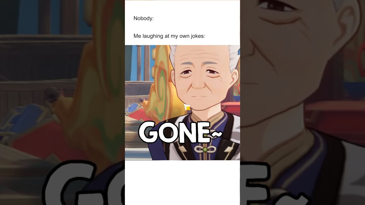 Точка зрения: ты смеешься над СВОИМИ собственными шутками... 😭 #genshinimpact