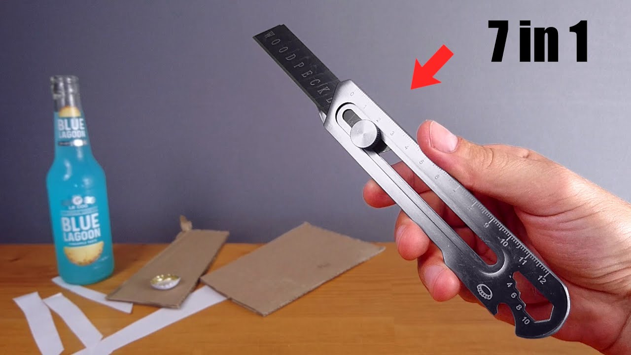This 7 in 1 EDC Utility Knife is the Best Retractable Blade Box Cutter