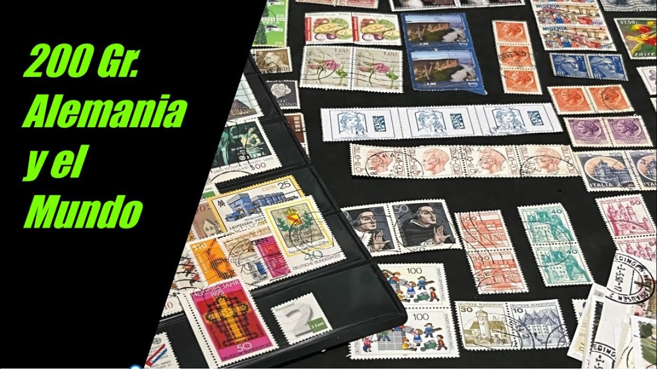 💥200 Gr.💥 💌 Estampillas Alemania y el Mundo