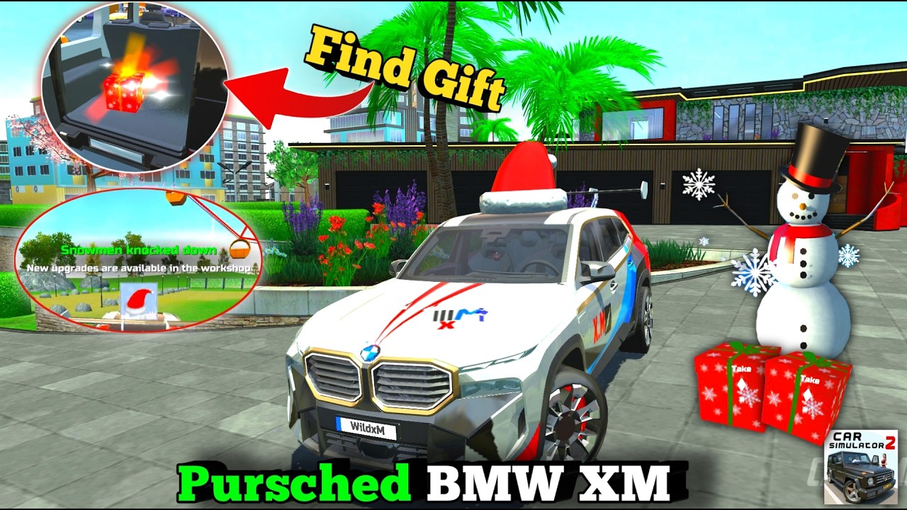Find Free Gift🎁&Pursched BMW XM In Car Simulator 2 Android Gameplay (Hindi/English)