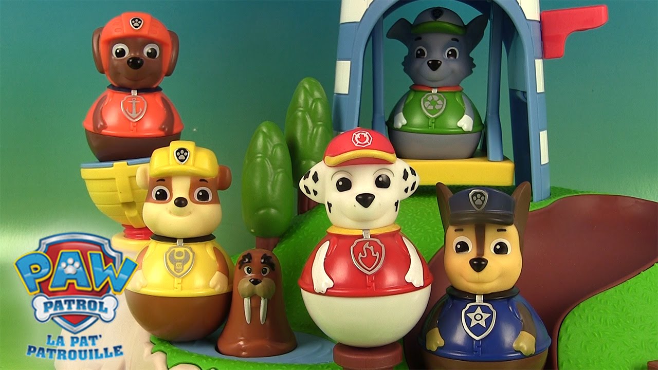 Pat’ Patrouille Weebles L’Ile des Phoques Paw Patrol Weebles Pull & Play Seal Island