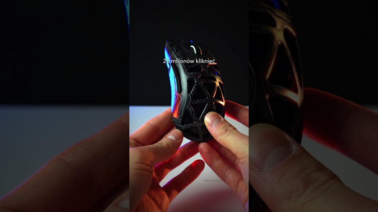 Triadyn Iapetus Bezprzewodowa Mysz Gamingowa PixArt 12800 DPI | 2.4 GHz + BT | 3 Urządzenia i USB-C