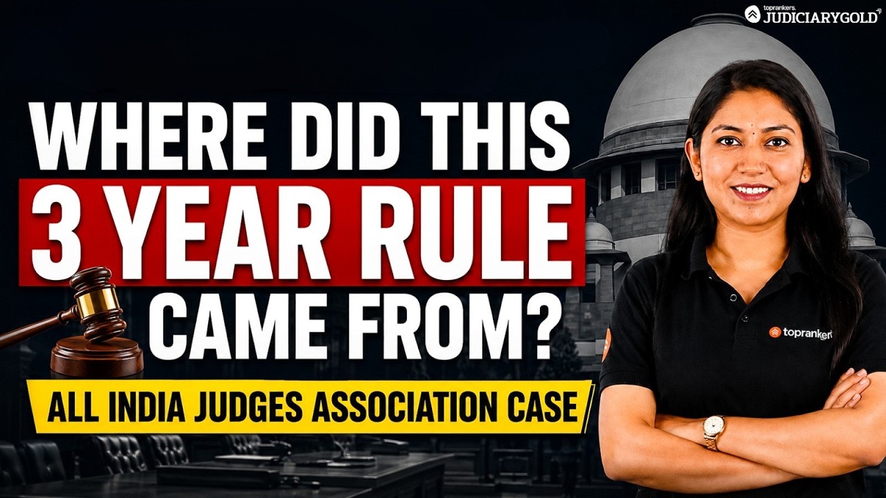 Where Did the 3 Year Rule Come From? | All India Judges Association Case