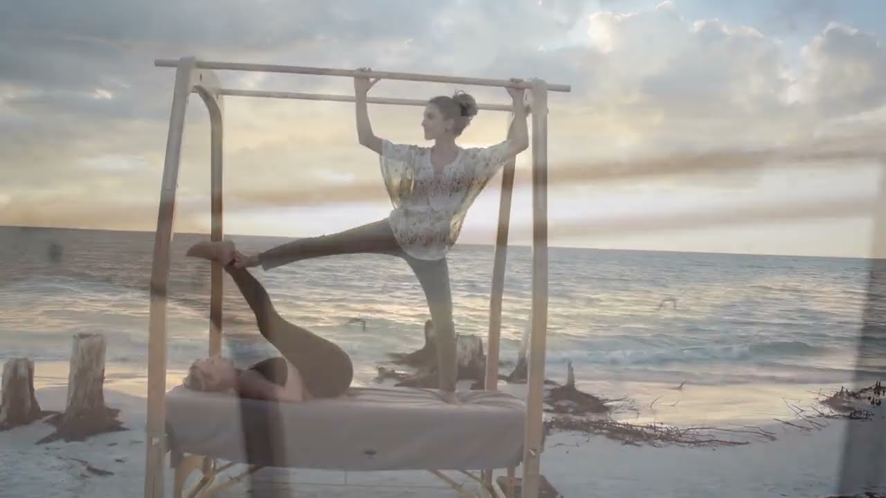 Portable Ashi Bars for the mobile therapist & those who cannot install overhead bars in their space.