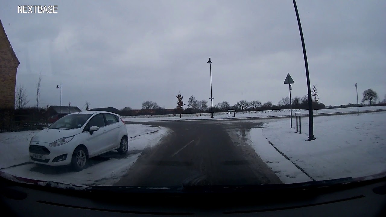 A Winter Drive through the village of Witham st Hughs Lincolnshire