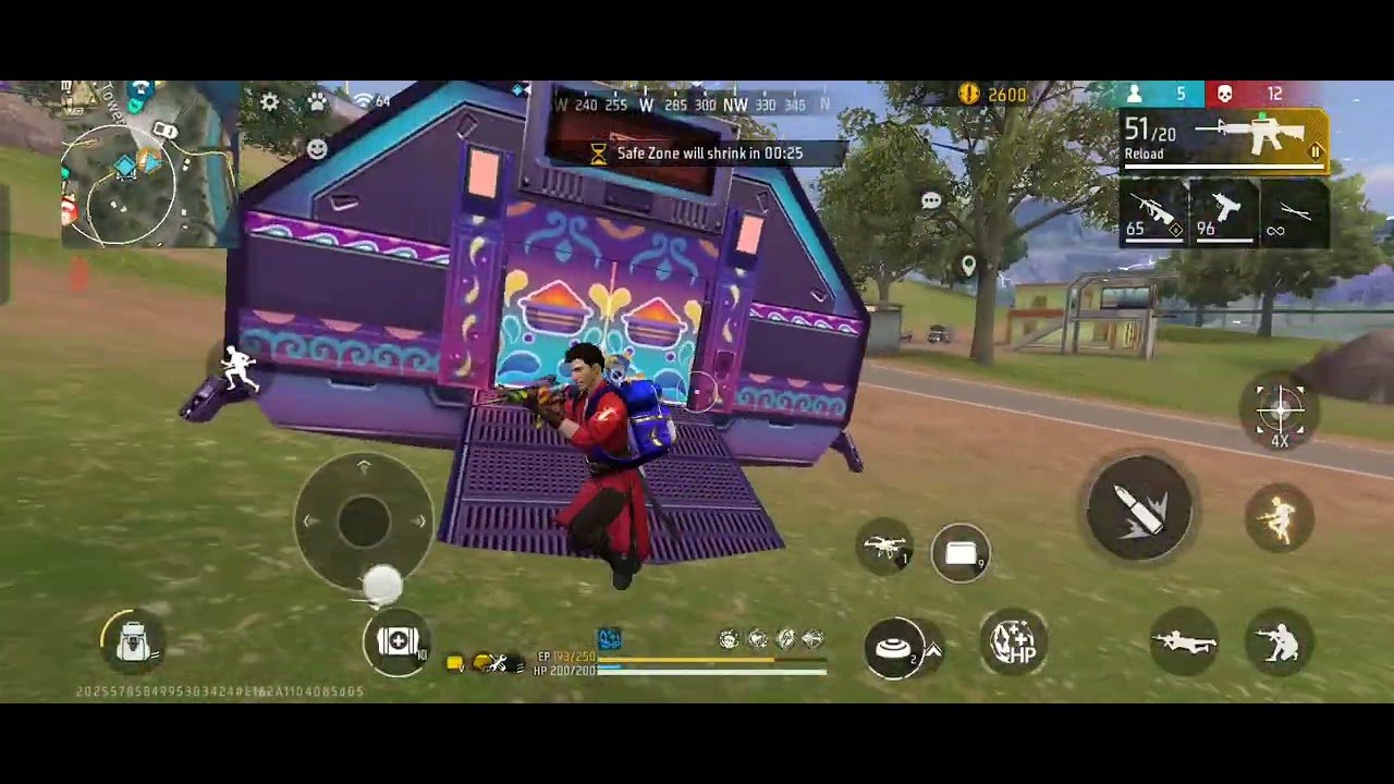 (radhe shyam radhe radhe) solo vs squad k free fire 🔥🔥🚒