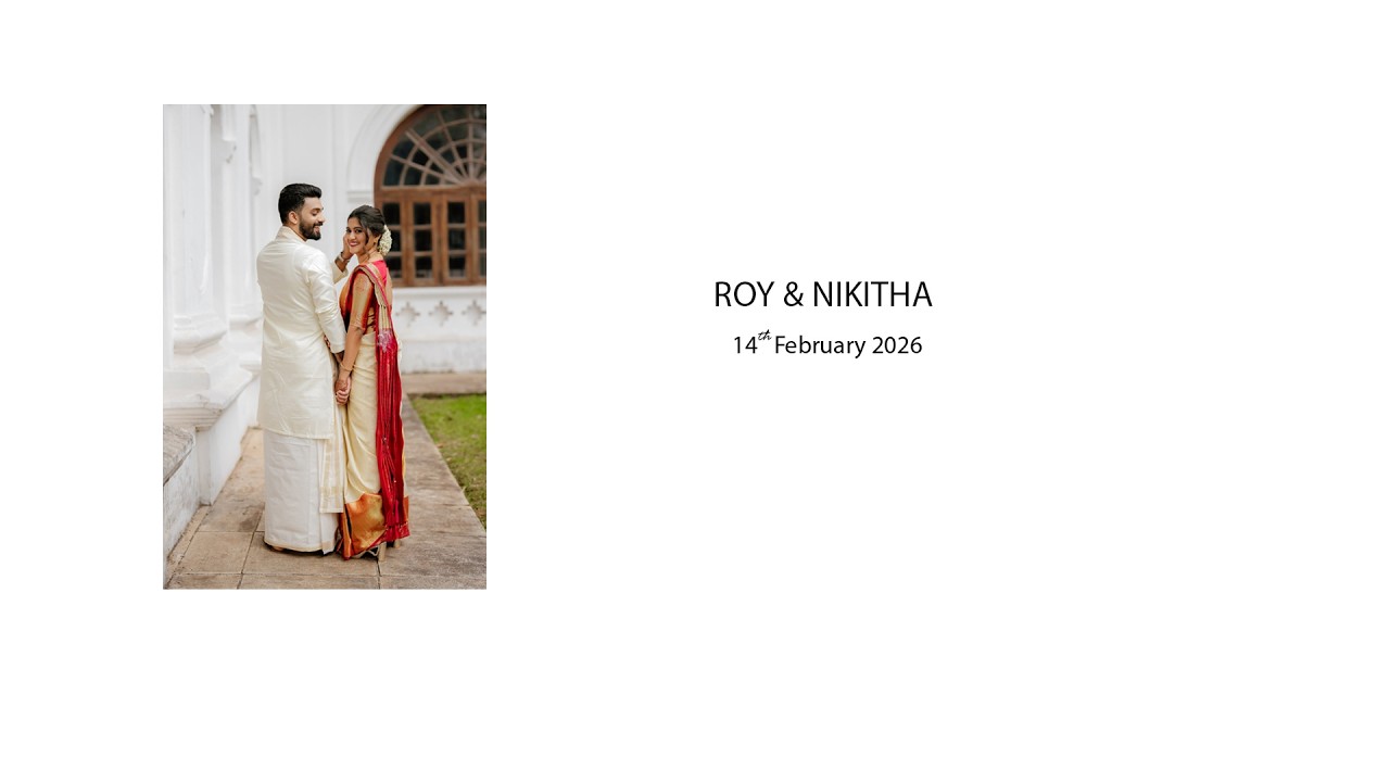 WEDDING || ROY & NIKITHA