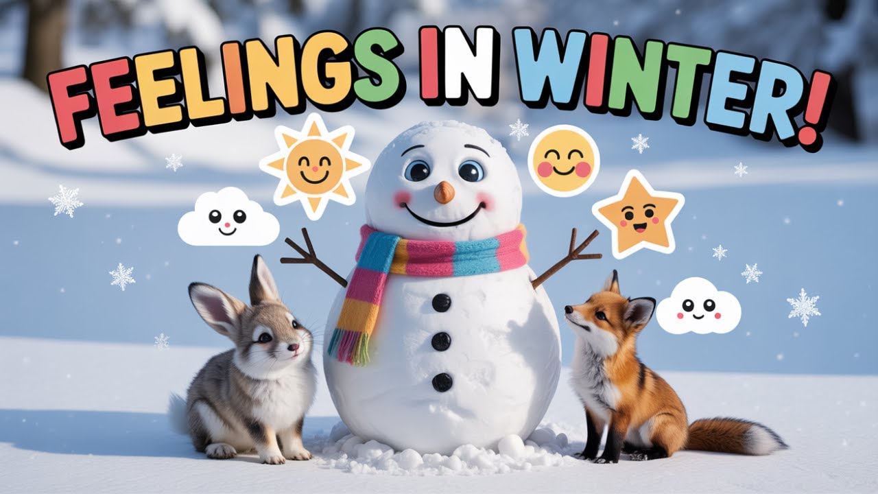 The Snowman Feelings Song ❄️ | Learn Emotions in Winter for Kids