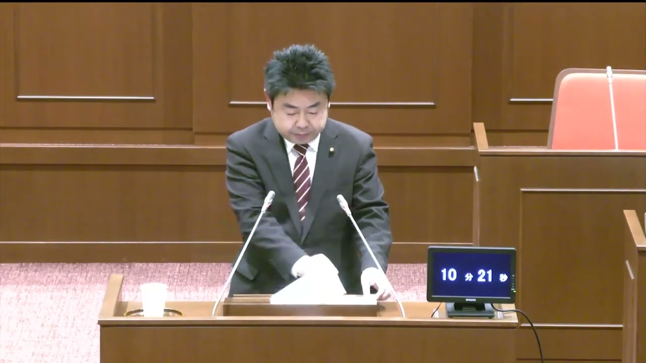 令和７年12月定例会議　12月９日　一般質問　内海基議員