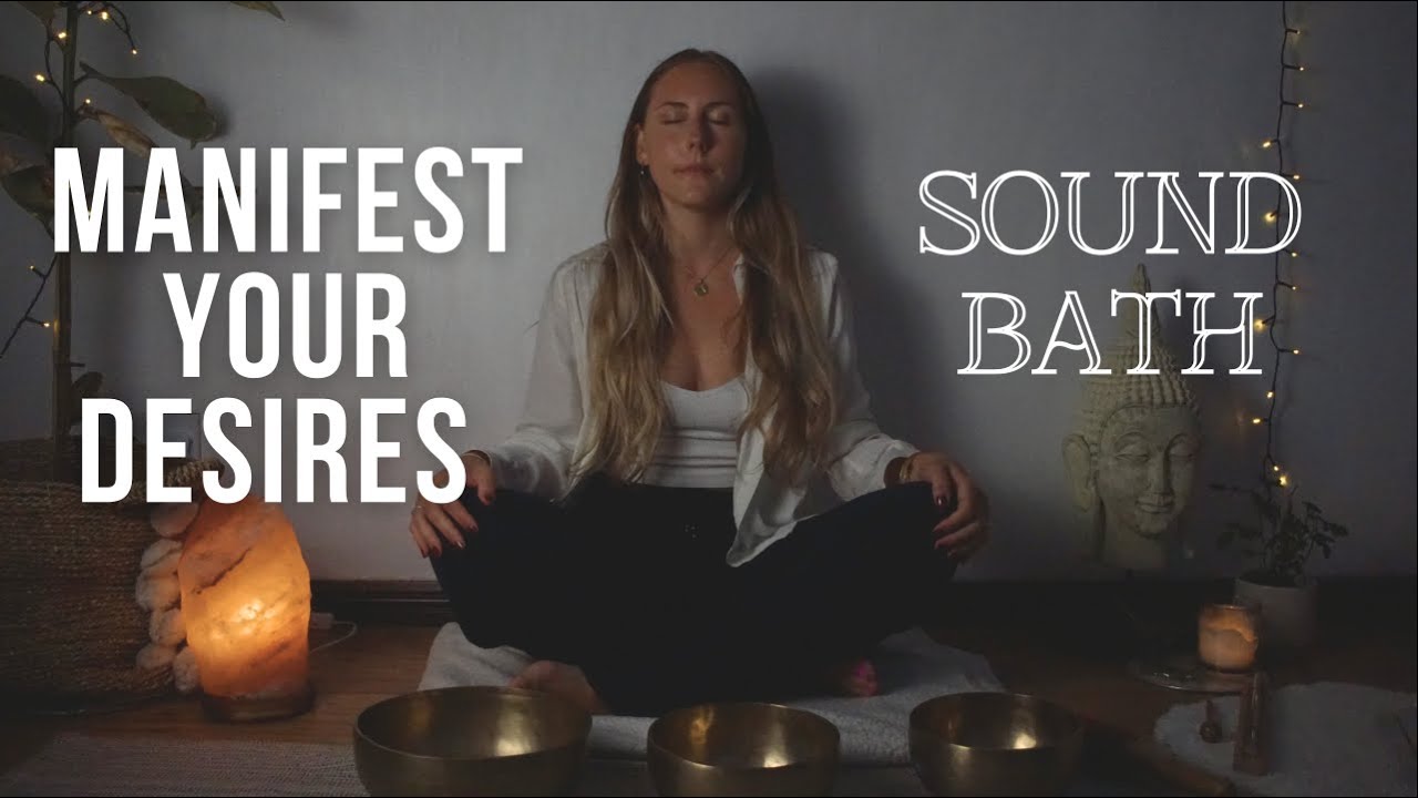 Sound Bath to Manifest your Desires - Relaxing Tibetan Singing Bowls Meditation (34 min)