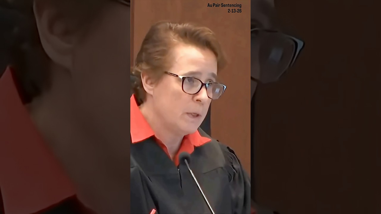 Banfield Au Pair Juliana Magalhaes sentenced. Judge A didn't hold back.