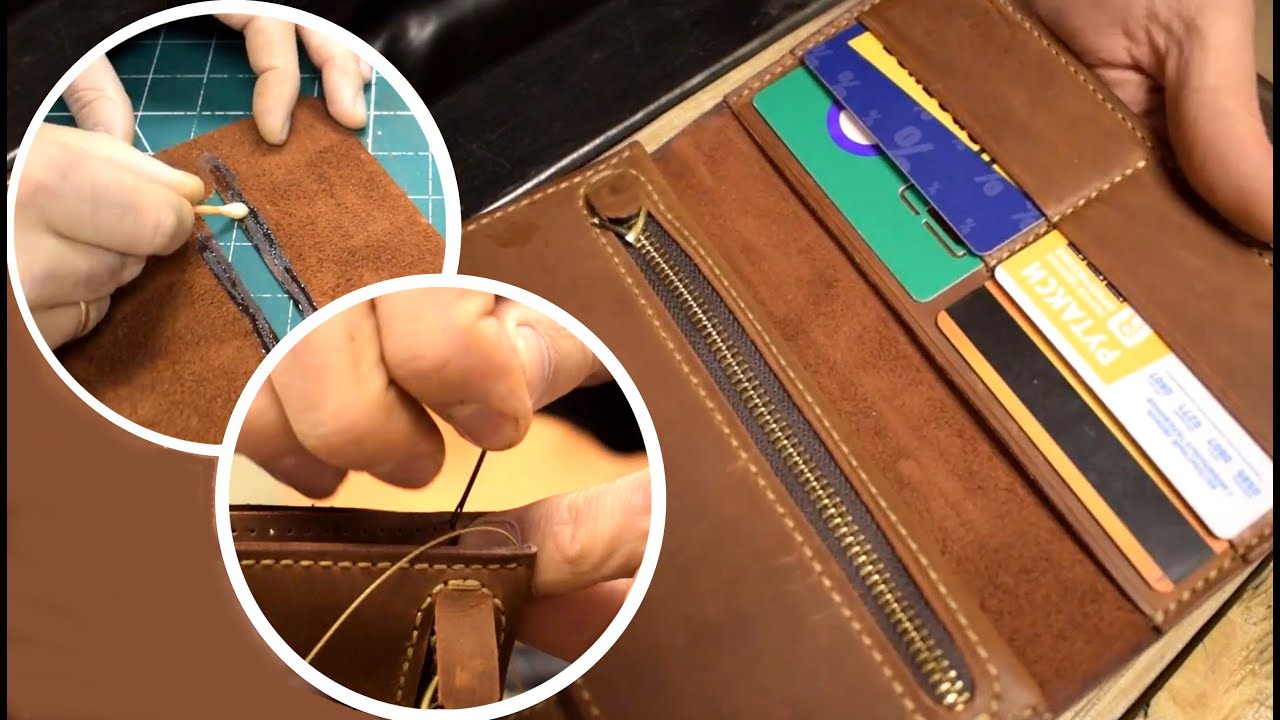 Faire un Portefeuille en Couture | Tuto Cuir | Fabrication d’un Porte-Cartes