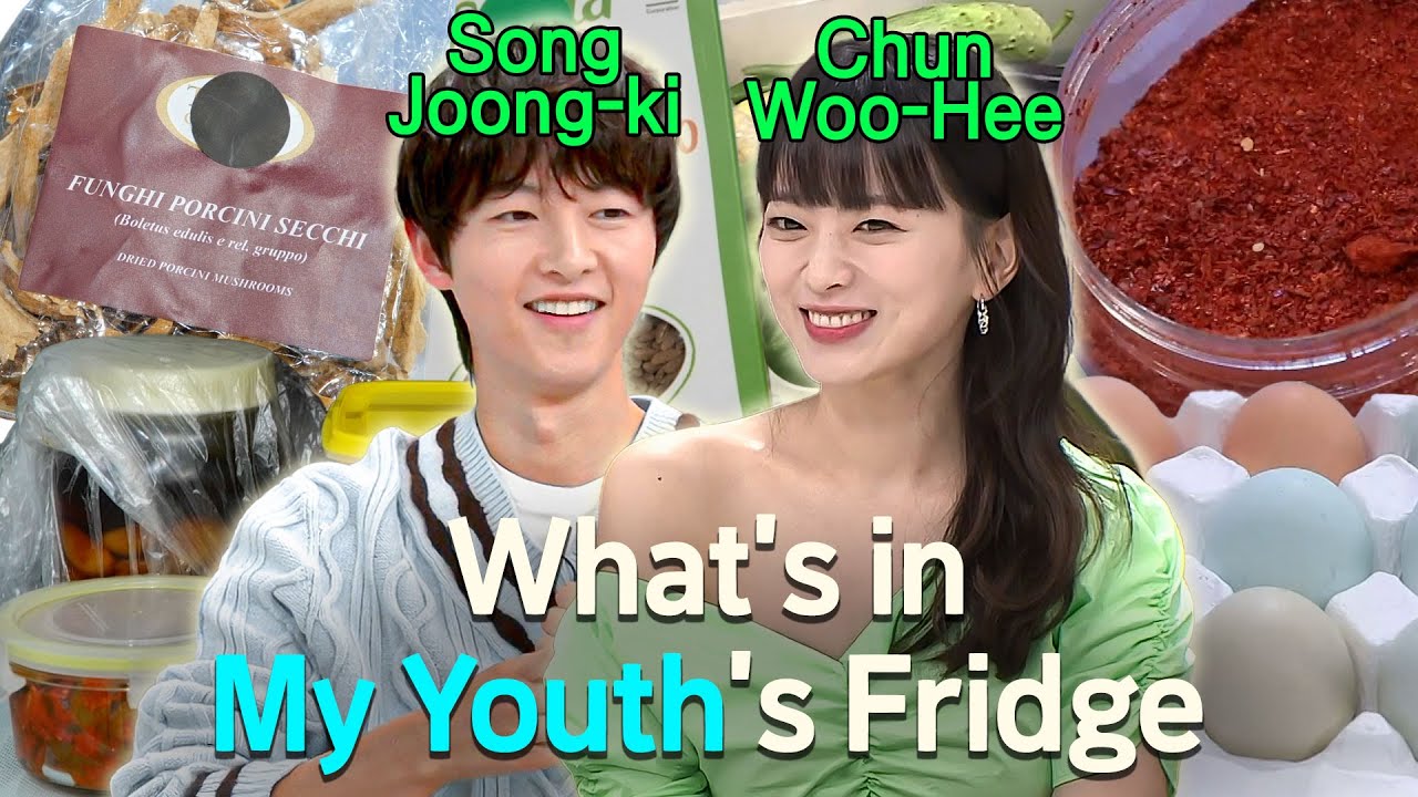 What's In ＂My Youth＂ Song Joong-ki 💖 Chun Woo-Hee's Fridge? 🤤🤤🤤 | Chef & My Fridge
