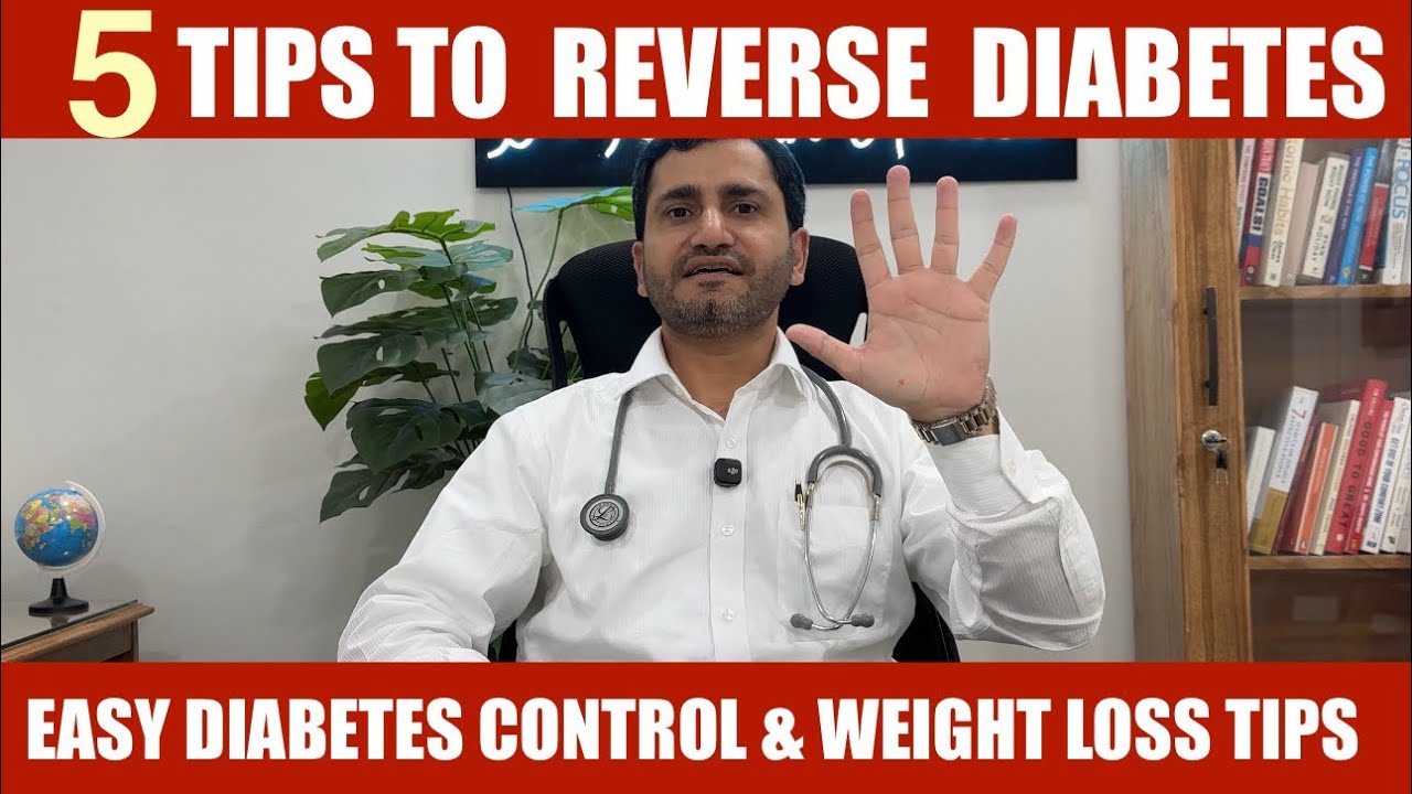 5 tips to reverse diabetes and loose weight 