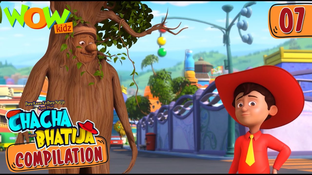 Chacha Bhatija | Compilation 07 | Funny Animated Stories | Wow Kidz