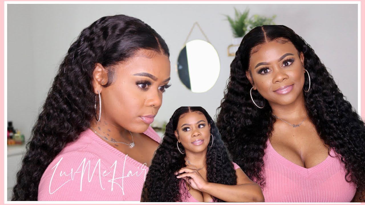 FIRE 24 inch Deep Wave Wig Install| FT @LuvmeHairOfficial | Francine Hughley