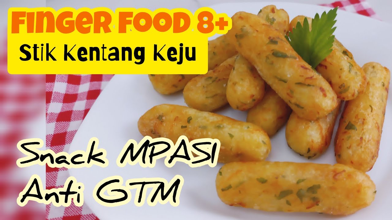 SNACK MPASI ANTI GTM FINGER FOOD 8+ | STIK KENTANG KEJU