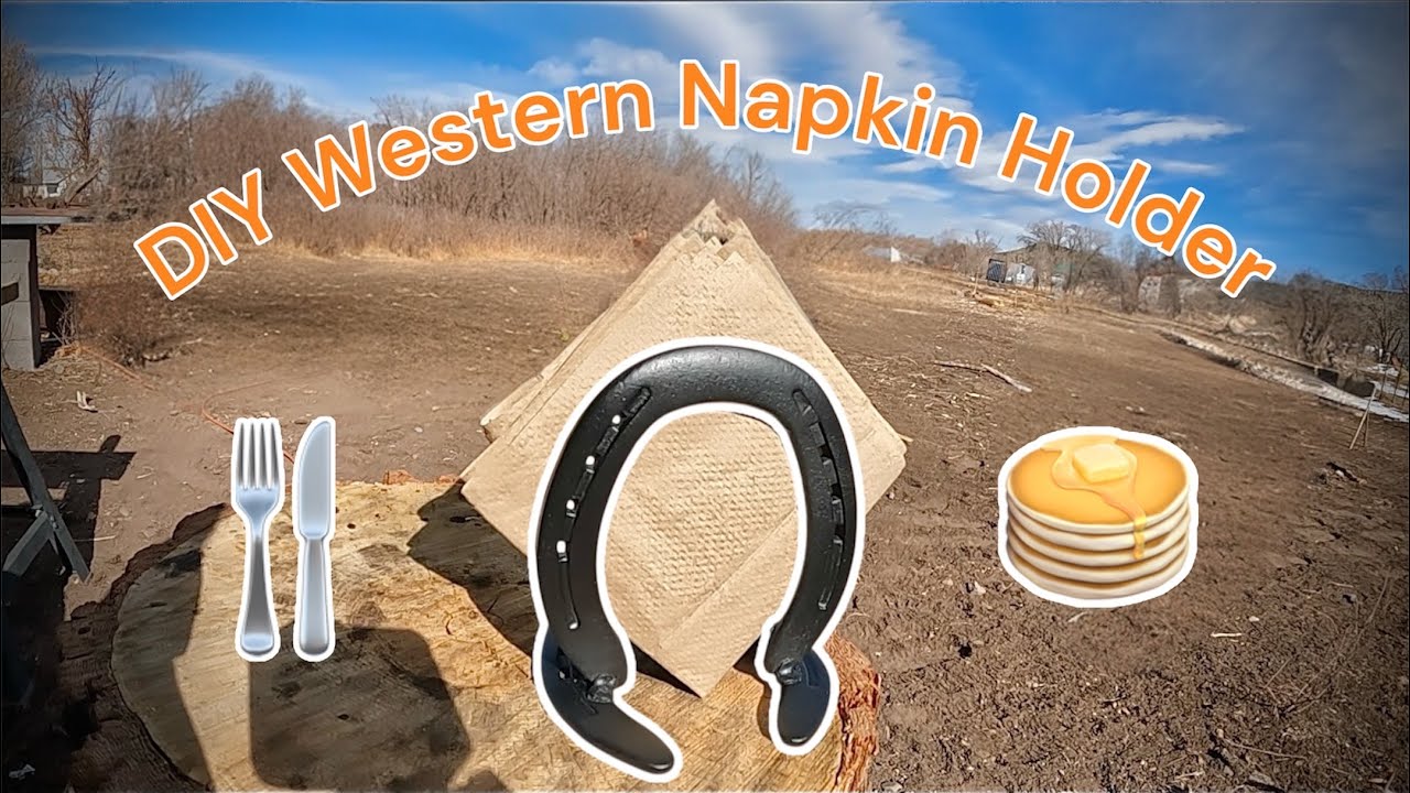 DIY Horseshoe Napkin Holder - Western Welding Project