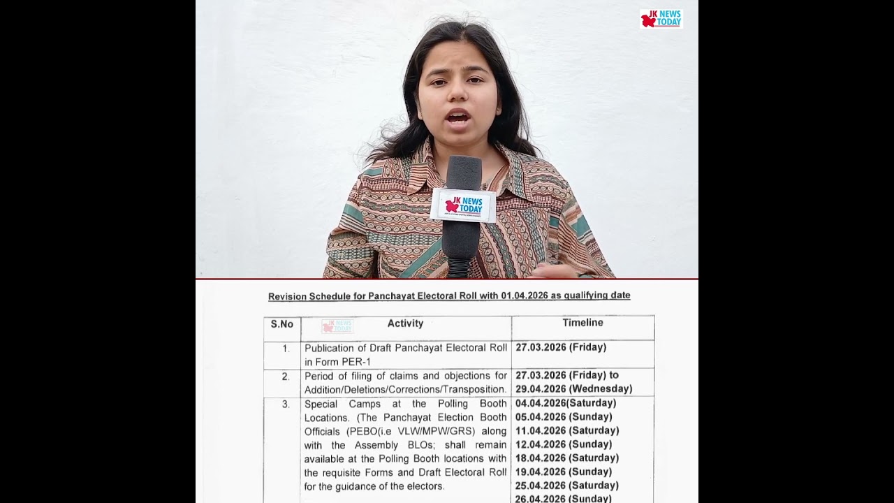 Process for Panchayat elections gets going in J&K   | JK News Today
