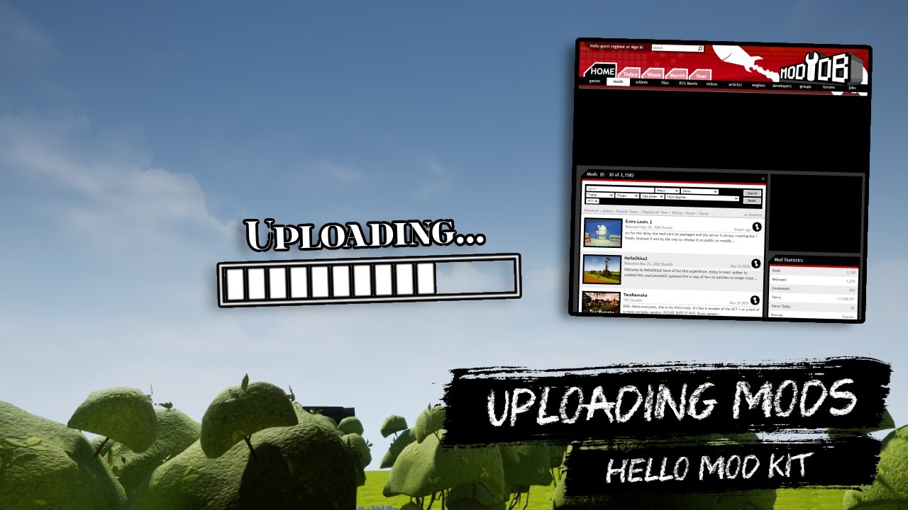 How to Upload Mods into Moddb!