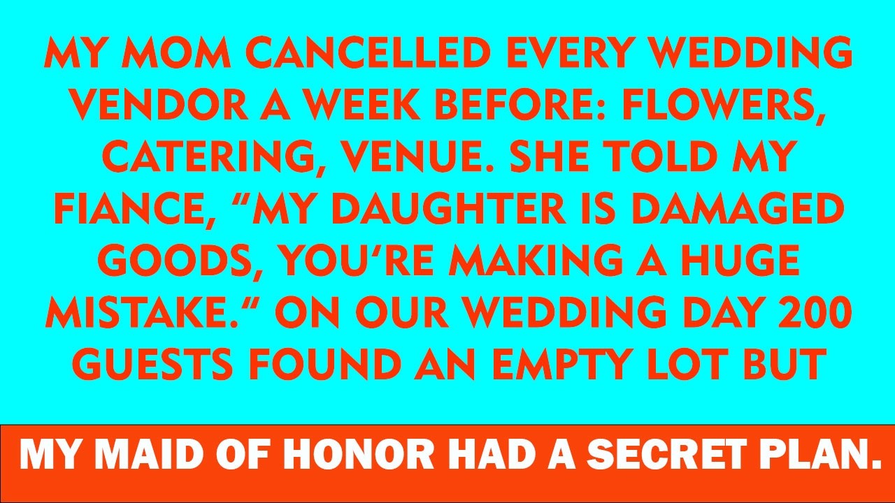 My Mom Sabotaged My Wedding Vendor Behind My Back — She Didn’t Expect What Happened