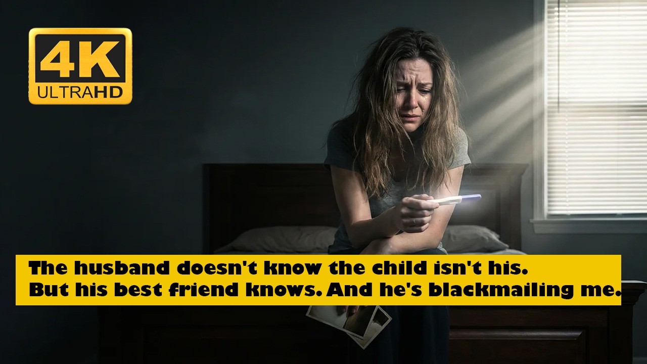 The husband doesn't know the child isn't his. But his best friend knows. And he's blackmailing me...