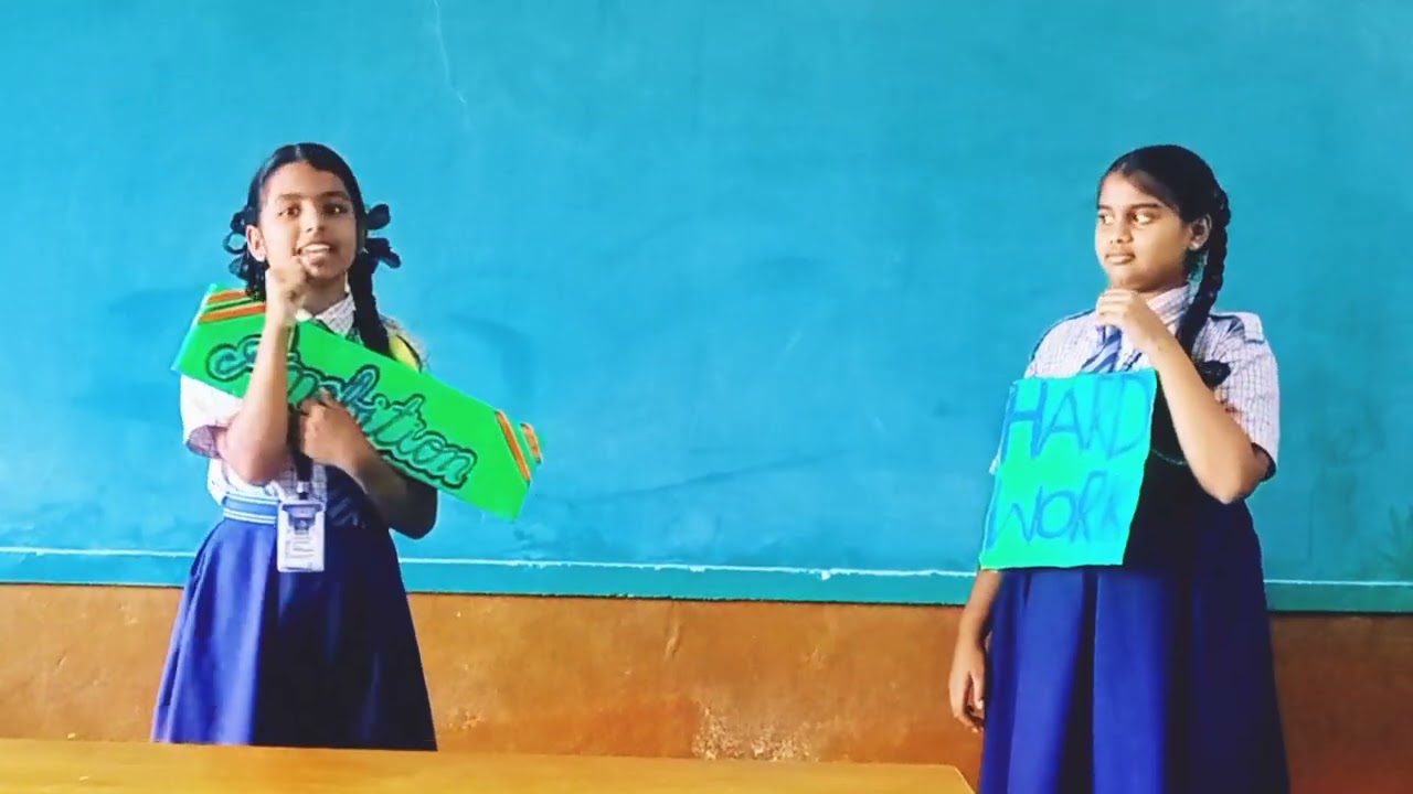English skit.. Success Mantra.... students excellent performance 👏 #sriyaommactivities #english