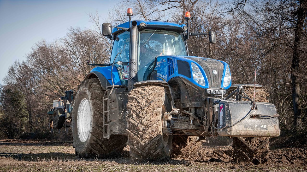 New Holland T8.360 + T6.180 | Подготовка почвы | Моретто