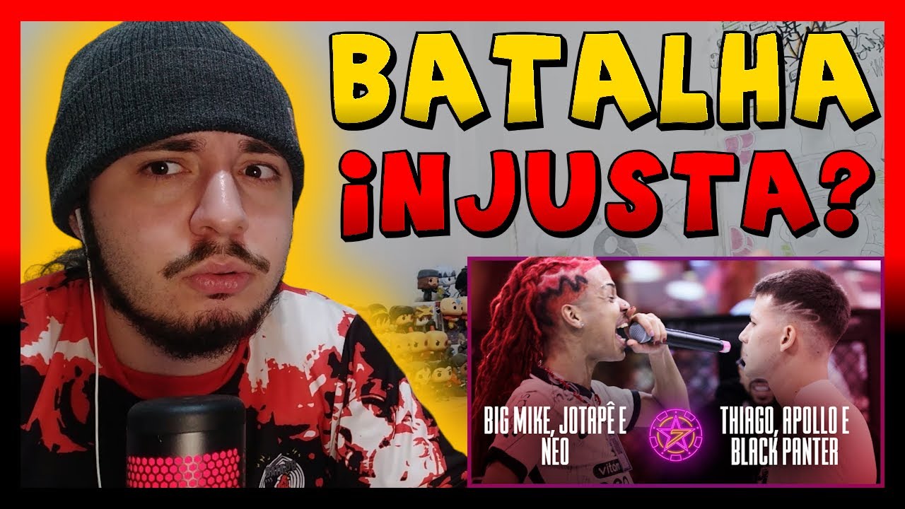 (VIRADA HISTÓRICA) BIG MIKE, JOTAPÊ E NEO X THIAGO, APOLLO E BLACK PANTER | BDA 7 ANOS | REACT BAUEB