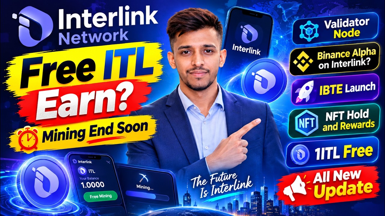 Interlink 10M Gift ITL NFT Badge | Interlink Mining Ending | Interlink Alpha Airdrop | Interlink ...