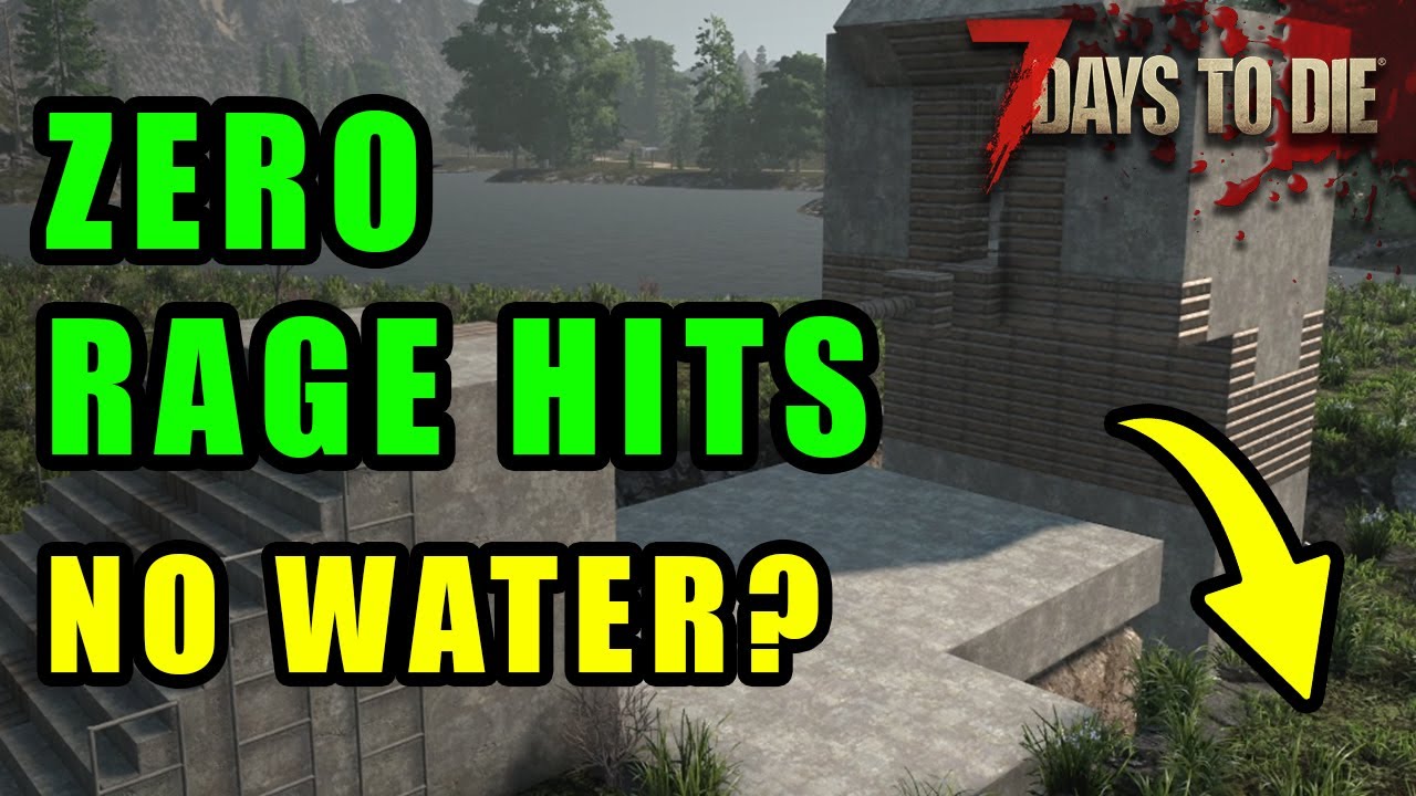 ZERO Rage Hits WITHOUT Water?! The Cheapest Horde Base Yet – 7 Days to Die