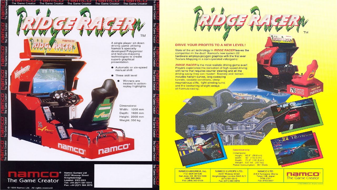 Ridge Racer (1993) (Arcade) - Gameplay HD - RetroArch MAME Core