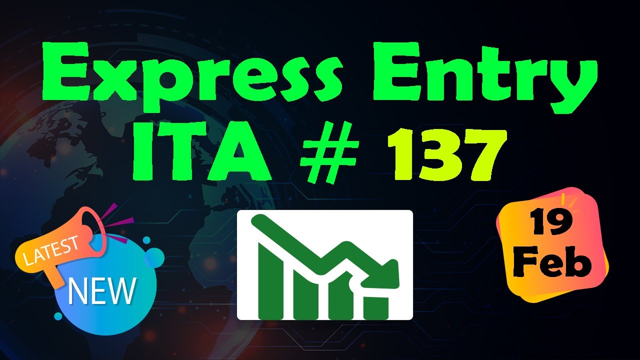 Canada Immigration. Latest ITA Draw #137. CRS Score Dropped |  February 19, 2020