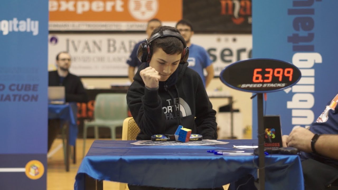 Valerio Locatelli 3x3x3 Record Italiano Avg 6.72 (Italian Championship 2022)