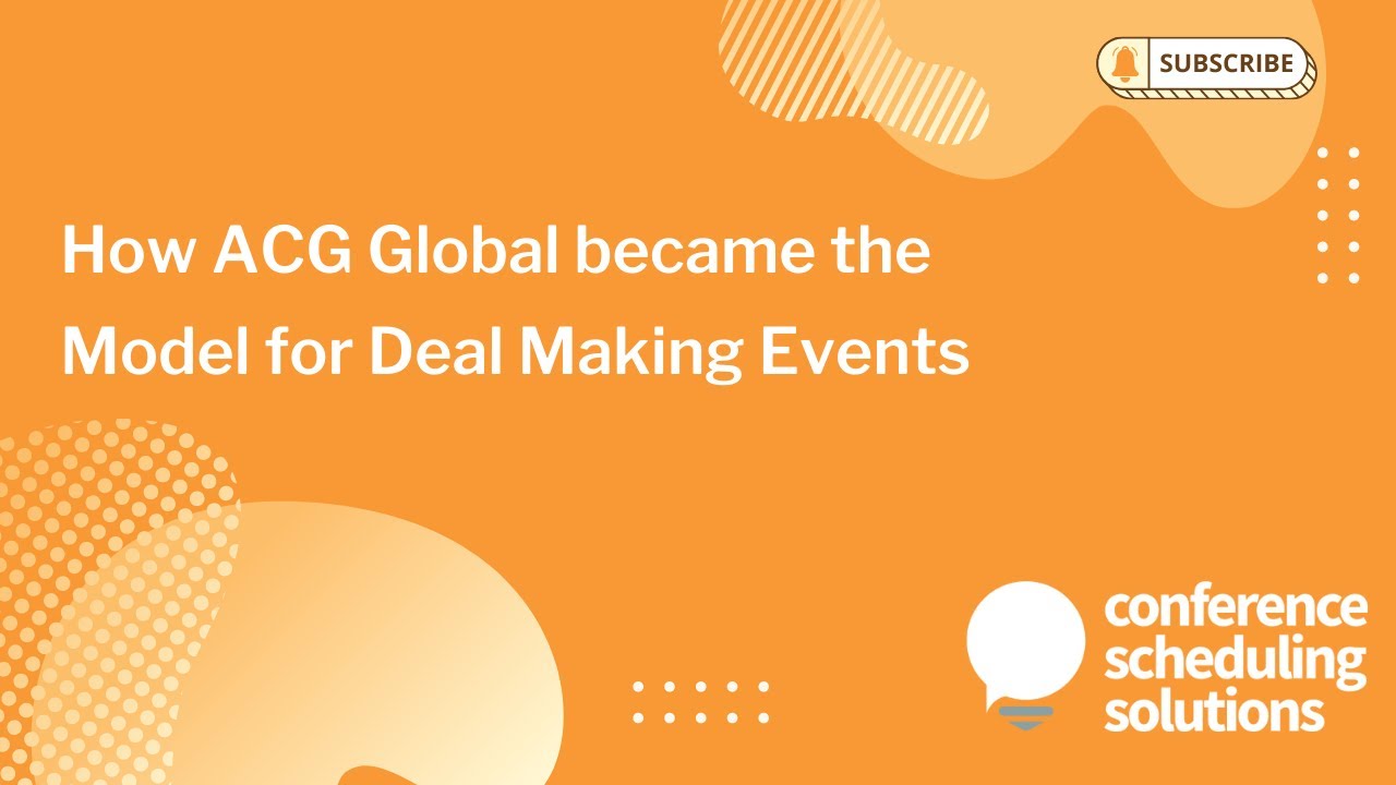 How ACG Global became the Model for Deal Making Events