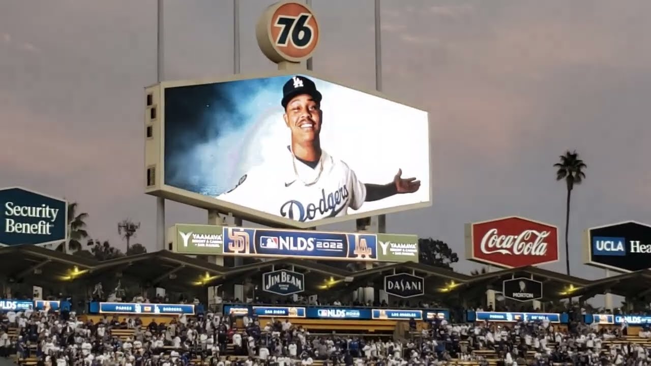 NLDS Game 1 Los Angeles Dodgers Players Intro 2022 Play Offs