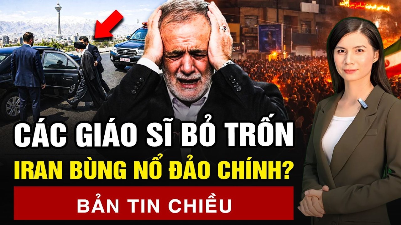 Tình hình hỗn loạn, giáo sĩ Hồi giáo thì nhau bỏ trốn; Mỹ ép Trung Quốc đối đầu Iran