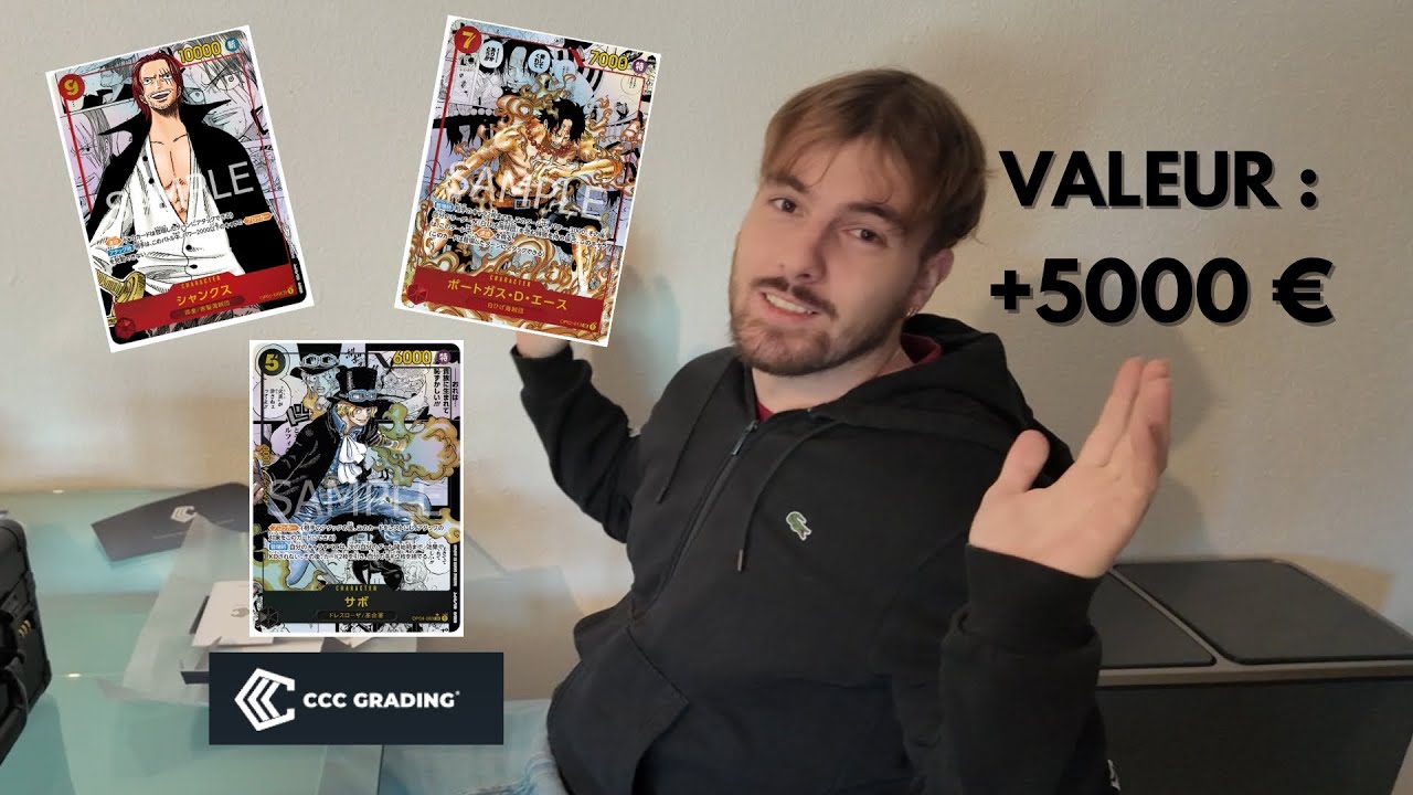 ÉNORME RÉCEPTION CCC GRADING !!! + 5000€ DE CARTES ONE PIECE CARD GAME (FULL MANGA ALT ART)