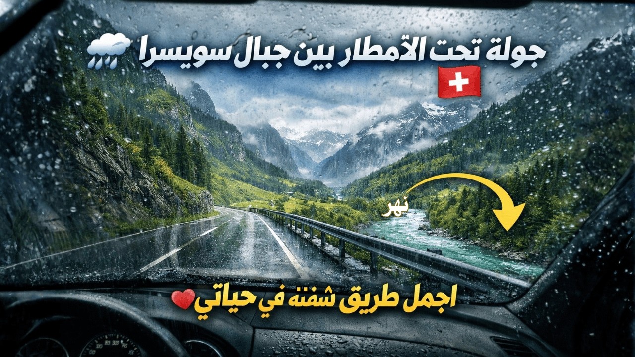 رحلة على أجمل الطرق في أوروبا 🇨🇭🔥