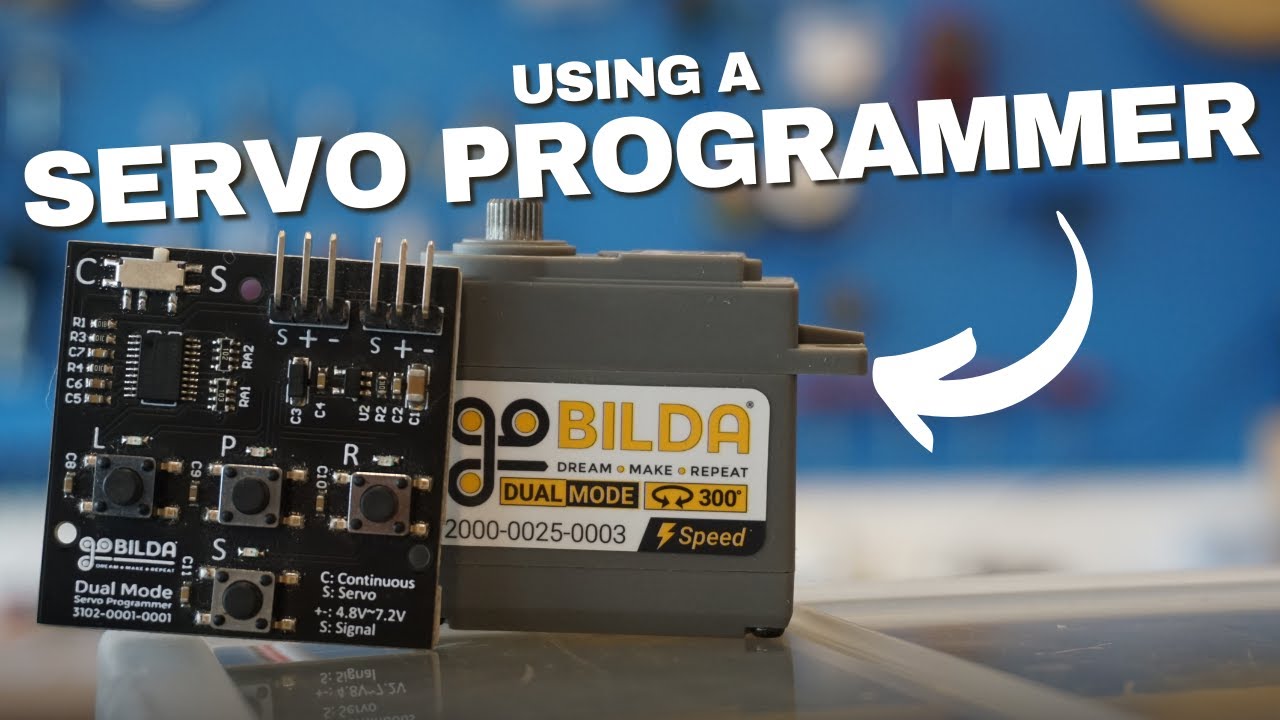 How to Program GoBilda Servos: Switch Between Rotational & Standard Mode