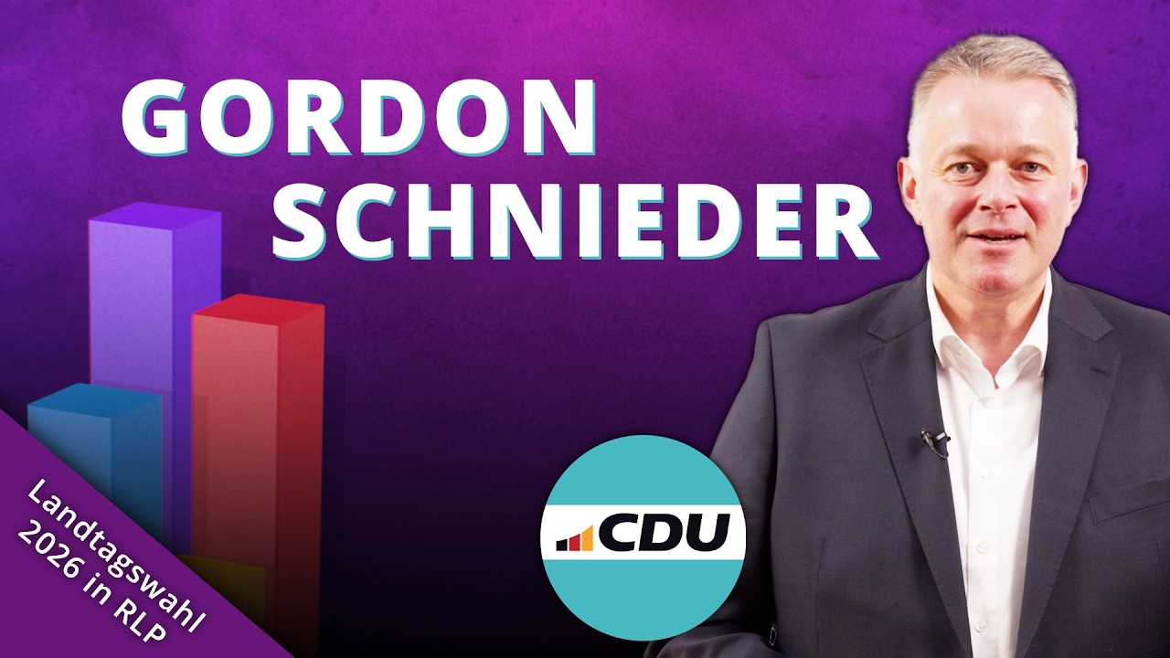 Gordon Schnieder | CDU | Landtagswahlen 2026 in Rheinland-Pfalz