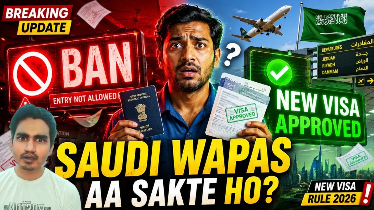 Exit Re-Entry Expire Ho Gaya | Ab New Visa Par Saudi Aa Sakte Hai | Jawazat New Update 2026